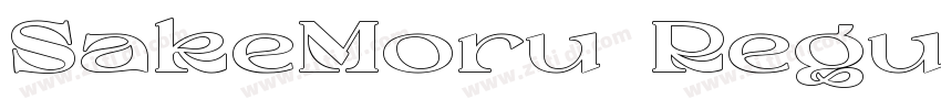 SakeMoru Regular字体转换